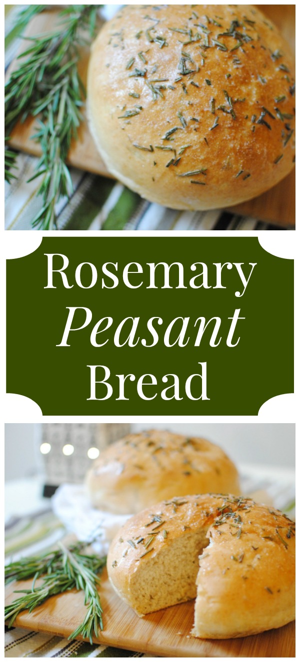 Rosemary Peasant Bread Recipe | Feathers in Our Nest