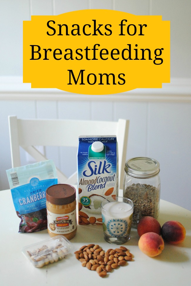 Healthy and easy snacks for breastfeeding moms who want to grab something nourishing in between feedings  | Feathers in Our Nest