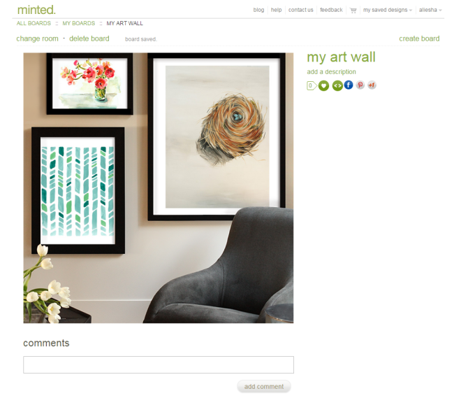 Minted Art Wall