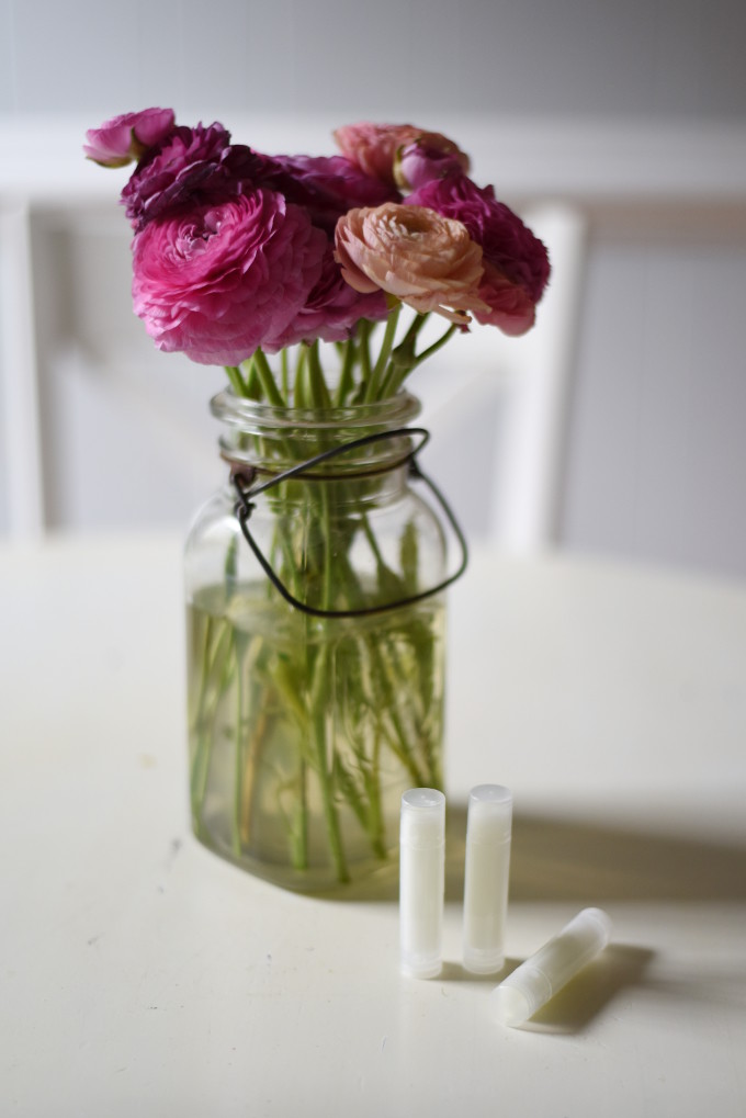 Make your own fragrance sticks (solid perfume) using your favorite essential oils or blends! Three simple ingredients and easy to make! | Feathers in Our Nest