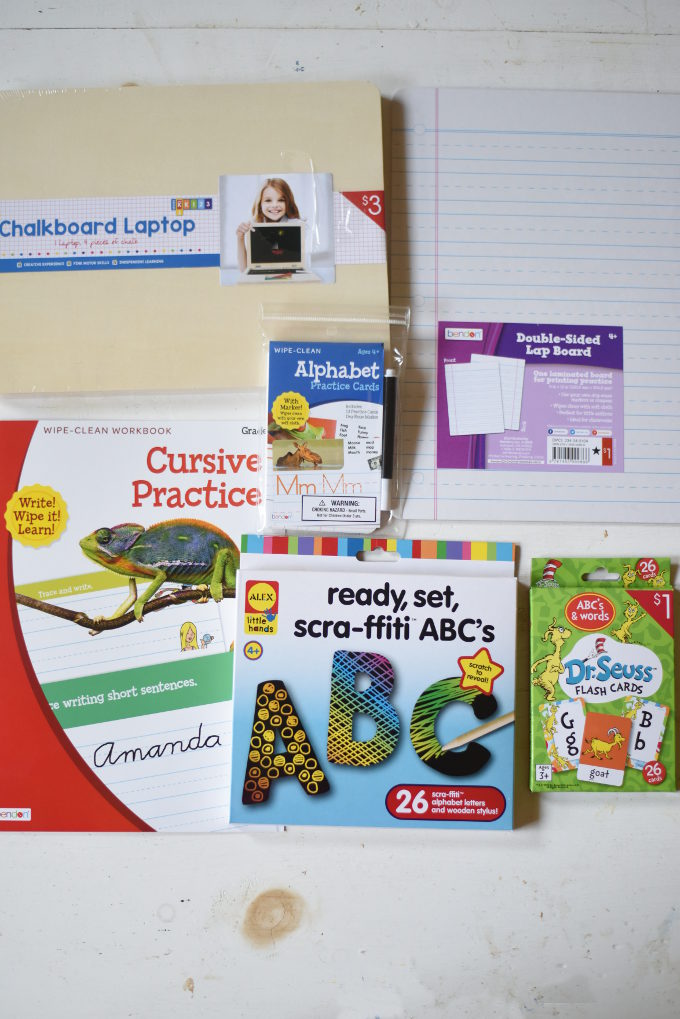 Target Dollar Section Homeschool Resources Handwriting