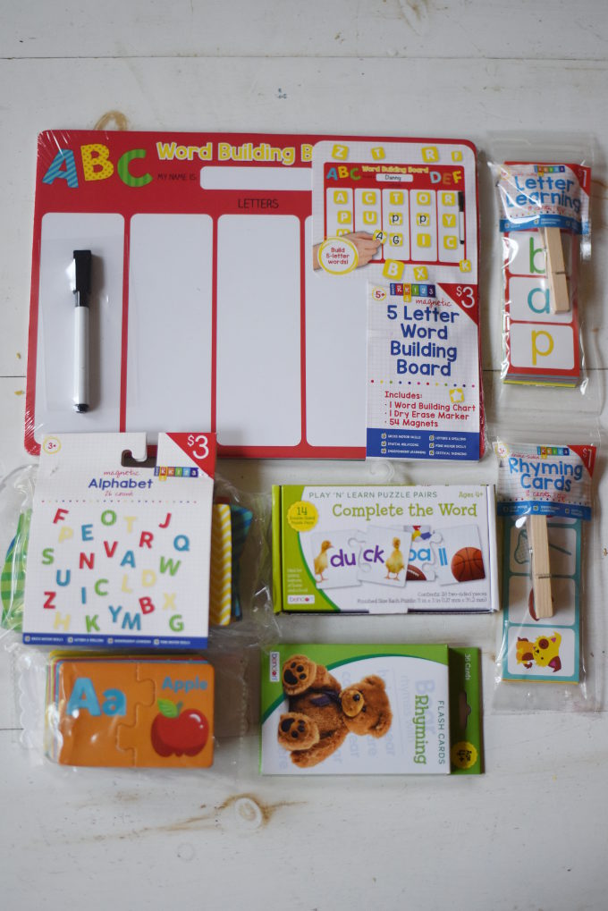 Target Dollar Section Homeschool Resources Alphabet