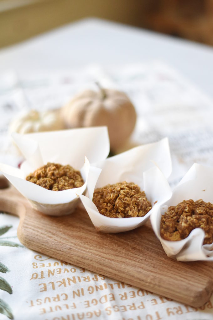 Healthy Gluten-Free Pumpkin Muffins made in one bowl! | Feathers in Our Nest