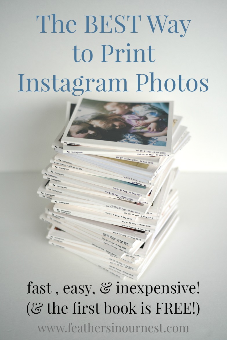 The Best Way to Print Instagram Photos Chatbooks Feathers in Our Nest