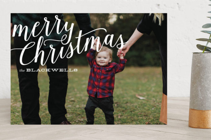 Tips for creating perfect holiday cards | tips for designing the best Christmas cards | beautiful photo cards | Minted review + giveaway!