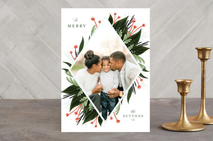 Tips for creating perfect holiday cards | tips for designing the best Christmas cards | beautiful photo cards | Minted review + giveaway!