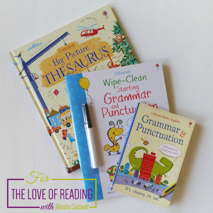 Usborne Books on Grammar and Punctuation | Homeschooling | Feathers in Our Nest | Aliesha Caldwell