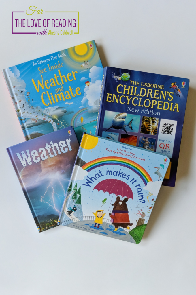 Usborne Books about Weather | Homeschooling | Feathers in Our Nest | Aliesha Caldwell