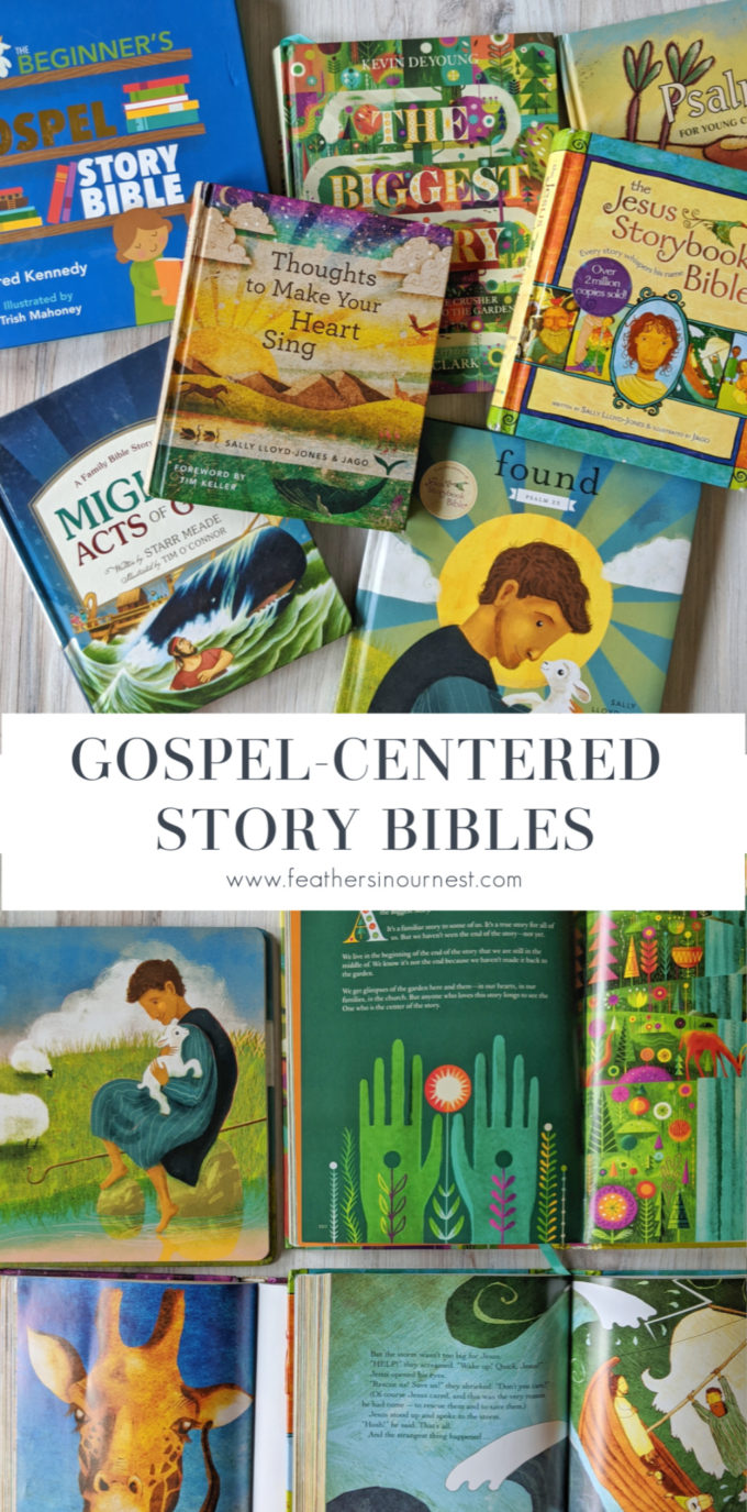 Gospel Centered Story Bibles and Resources for Families | Feathers in Our Nest