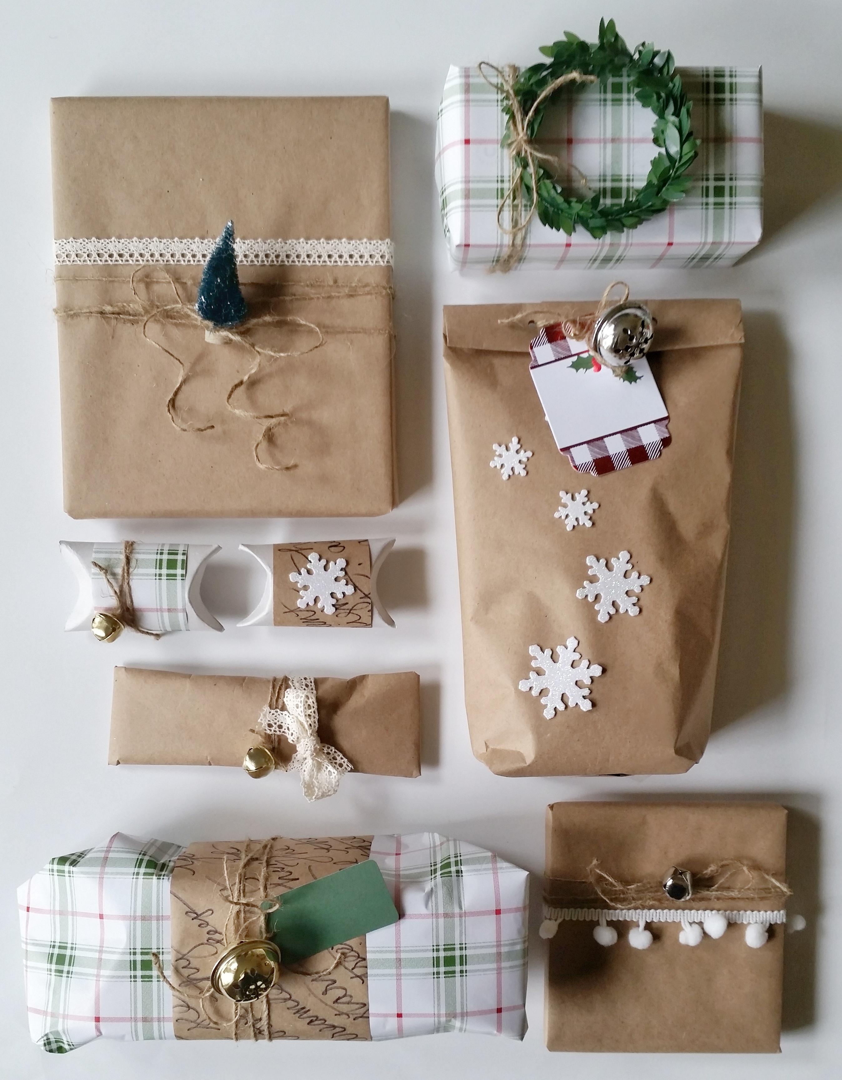 Christmas Gift Wrapping Using Dollar Store Items Feathers in Our Nest